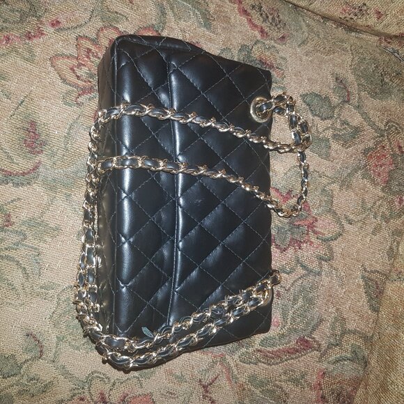 Black shoulder crossbody bag - Picture 2 of 8